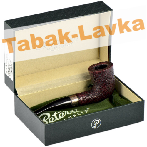 Трубка Peterson Sherlock Holmes - Sandblast - Mycroft P-Lip (фильтр 9 мм)