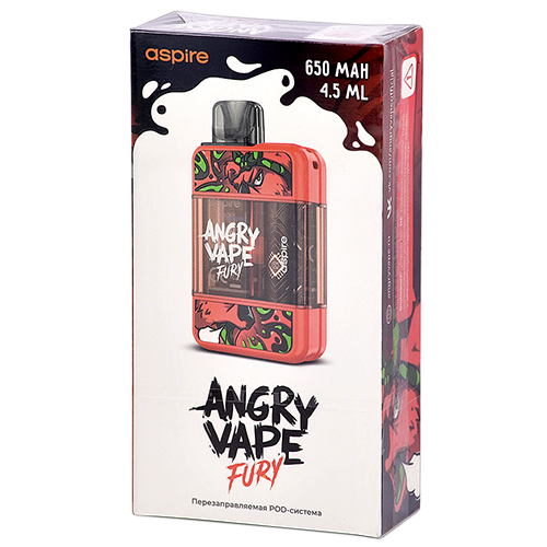 Многоразовая POD-система Brusko Angry Vape Fury - Red