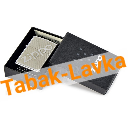 Зажигалка Zippo 205 - Zippo Logo Design - Brushed Chrome