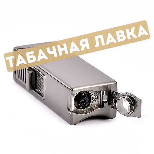 Зажигалка сигарная EuroJet 221012 - Turbo (gun metal / black) с пробойником