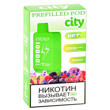 Картридж City Energy 10.000 - Ягоды - Мороженое (1 шт.)