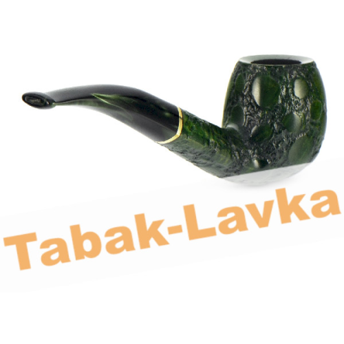 Трубка Savinelli Alligator - Green 677 (фильтр 9 мм)