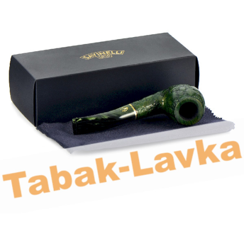 Трубка Savinelli Alligator - Green 677 (фильтр 9 мм)