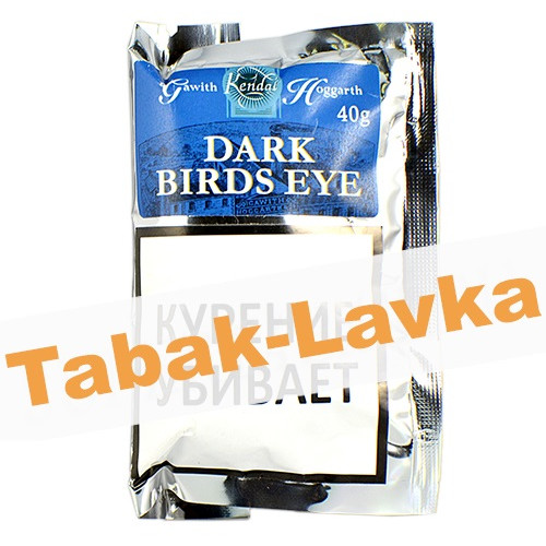 Табак Трубочный Gawith & Hoggarth Dark Birds Eye Кисет 40 гр.