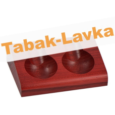 Подставка Savinelli для 2-х трубок - Como Pipe Rack 2P - M1024/2 OLMO ROSSO