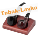 Подставка Savinelli для 2-х трубок - Como Pipe Rack 2P - M1024/2 OLMO ROSSO