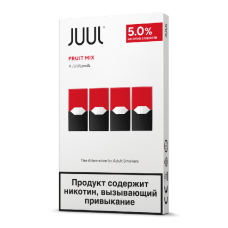 Картридж Juul Labs x4 JUUL Фруктовый Микс (59 мг)