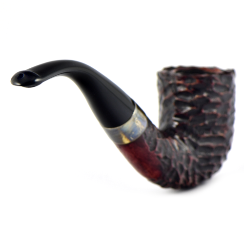 Трубка Peterson Sherlock Holmes - Rustic - Rathbone P-Lip (без фильтра)