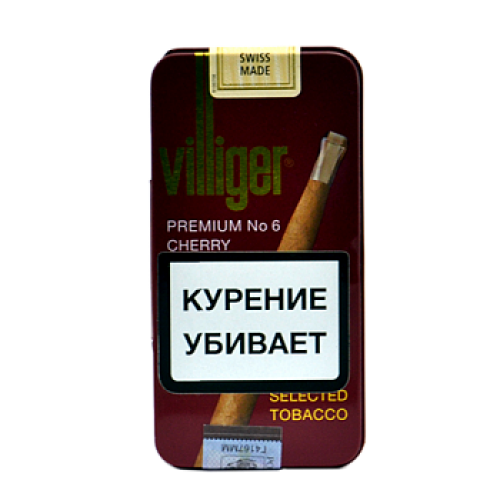 Сигариллы Villiger Premium №6 Cherry - (10 шт)