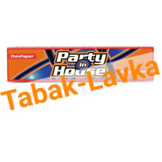 Бумага самокруточная Party in House - KingSizeSlim Thin - Red 110 мм