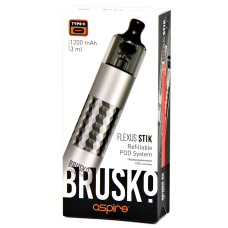 Многоразовая POD-система Brusko FLEXUS STICK Silver